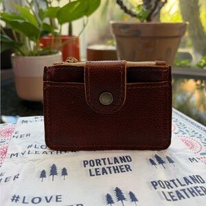 Portland Leather Nutmeg Sabrina Wallet
